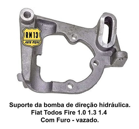 Suporte Bomba Direção Hidráulica Fire E Evo Todos Palio Siena Punto Strada Uno Doblo Fiorino Idea Mille Vazado 46752134