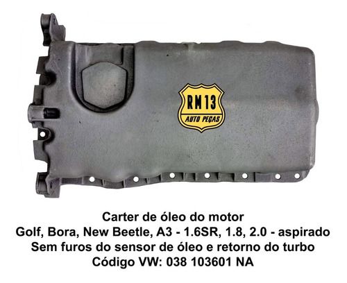 Carter Motor Golf Bora Audi A3 New Beetle Polo 1.6sr 1.8 2.0