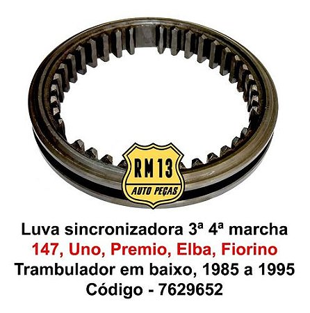 Luva Sincronizadora 3 4 Uno Premio Fiorino Tramb Baixo 85a95