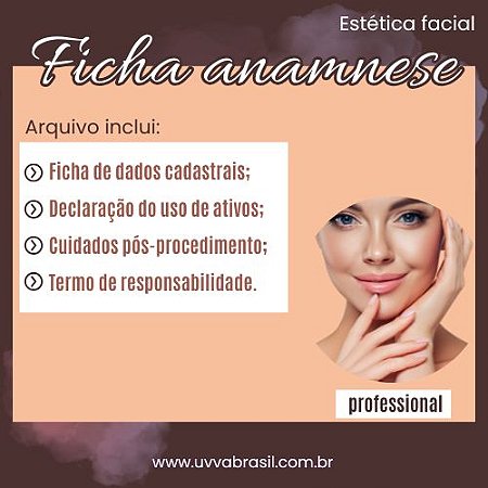 Ficha Anamnese Facial Completa