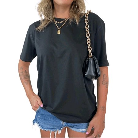 Camiseta Básica Preta - M