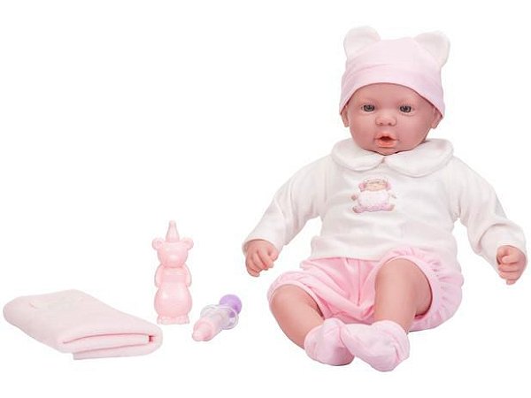 Boneca Bebê Real Choro Mágico que Chora - com Acessórios - Roma - Central  Toy