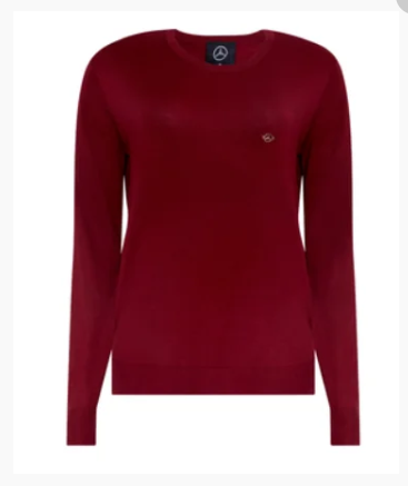 Tricot New Star Essentials FEMININA vinho Mercedes-Benz