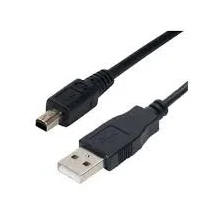 Cabo Usb Extensor 2.0 Am X Mini 4 Pin M 1,80m Preto - Clone