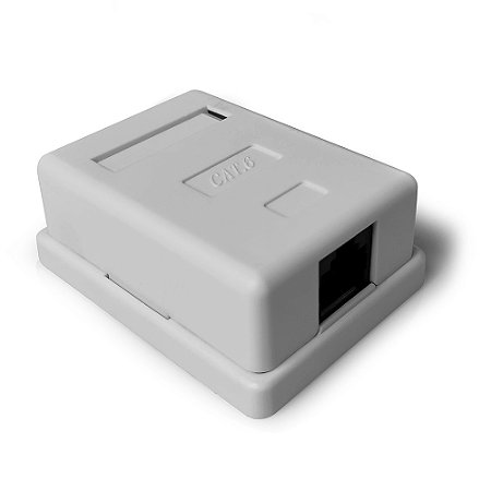 Caixa De Sobrepor Cat.6 1p La-Cs61 - Pluscable