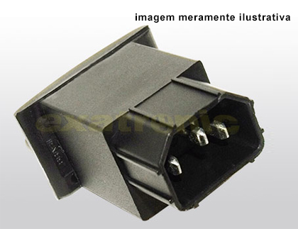 Adaptador Conector De Energia Para Nobreak Tomada Iec-320 Para Tomada 2p+T Conversor De Tomadas Nobreak