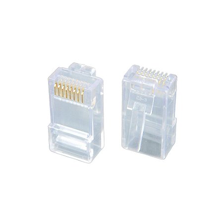 Conector RJ45 Cat5 Pacote Com 10 Unidades- Pluscable
