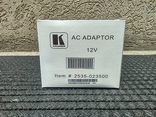 FONTE DE ENERGIA ADAPTADOR AC 12V/0.5A PINO P4 C/ ROSCA E CONECTORES DE ENERGIA TIPO NEMA E ABNT ADS-7.5N-12 2535-023500 – HONOR KRAMER