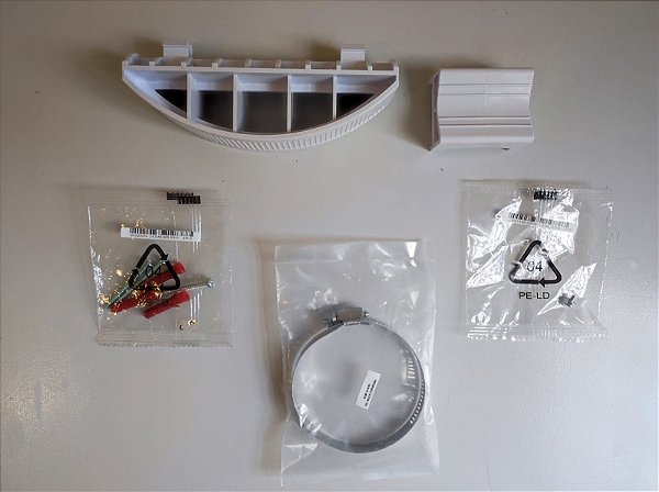 KIT MONTAGEM PARA SUPORTE DE FIXAÇÃO DIRECIONAL DE ANTENA CPE/PTP INTELBRAS