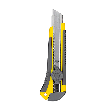 Estilete Profissional Plástico Emborrachado 18MM - BRW