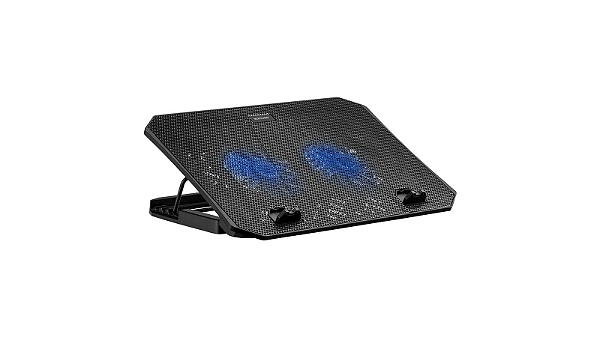 Base Suporte P/ Notebook Até 15,6" 2 Coolers, Inclinação Ajustável 4 Níveis, 2 USB, Preto AC392 - Multi