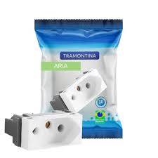 Módulo Tomada Aria 2p+T 20a 250v Branco - Tramontina