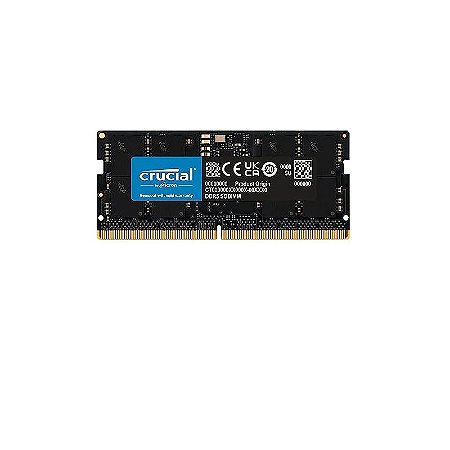 MEMORIA RAM NOTEBOOK 8GB DDR5 4800MHZ SODIMM PRETO CT8G48C40S5 - CRUCIAL
