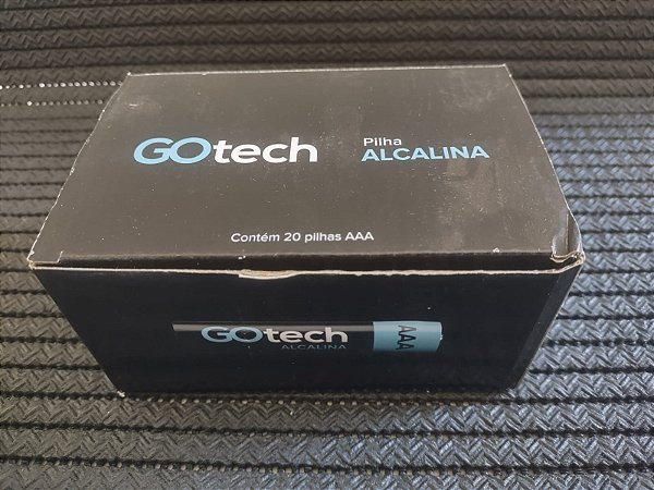 PILHA ALCALINA PALITO AAA 02UN CAIXA C/10 PCT - GOTECH