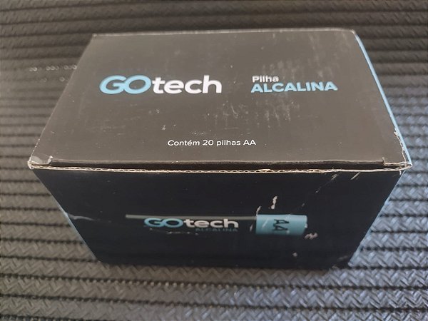 PILHA ALCALINA PEQUENA AA 02UN CAIXA C/10 PCT - GOTECH