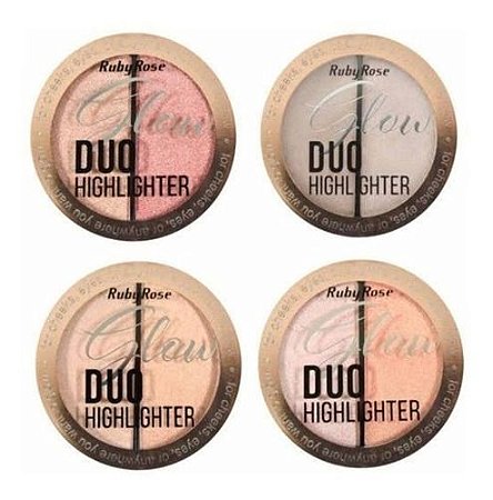 Pó Iluminador Duo Highlighter - Ruby Rose