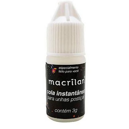 Cola Instantânea Para Unhas Postiças - Macrilan