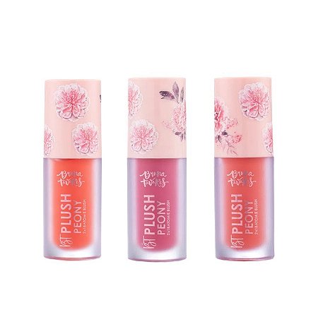 BT Plush 2x1 Batom e Blush Coleção Peony - Bruna Tavares