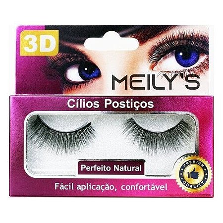 Cílios Postiços 3D MCL-3013 - Meilys