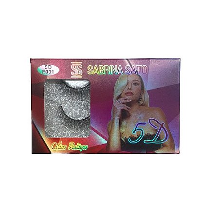 Cílios Postiços com 2 Pares 5D F001 - Sabrina Sato