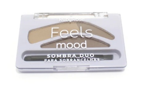 Sombra Duo Para Sobrancelhas Cor01 - Ruby Rose