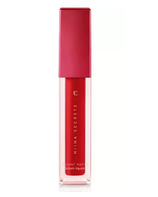 Batom Líquido Skinny Matte Vermelho Hibisco - Niina Secrets