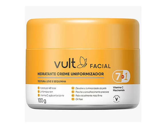 Hidratante Creme Facial Uniformizador - Vult