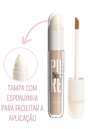 Corretivo Contorno Pure Skin Cor 10 - Vivai