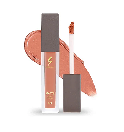 Batom Líquido Matte Cor Peach - Lp Beauty