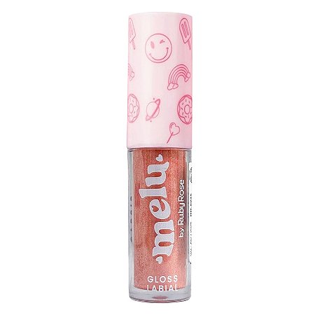 Lip Gloss Brilhante Papaya com Cassis - Melu by Ruby Rose