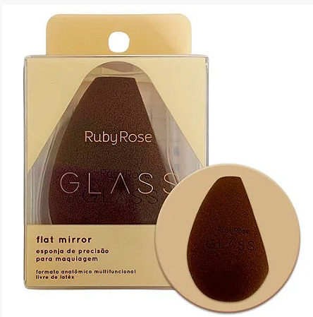 Esponja Flat Mirror Linha Glass - Ruby Rose