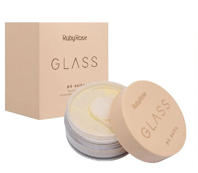 Pó Solto Linha Glass Cor 1 - Ruby Rose