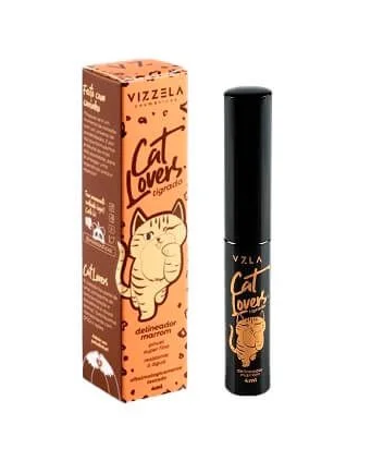 Delineador Marrom Cat Lovers - Vizzela