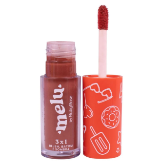 Blush Batom e Sombra Cor Darling Melu - By Ruby Rose
