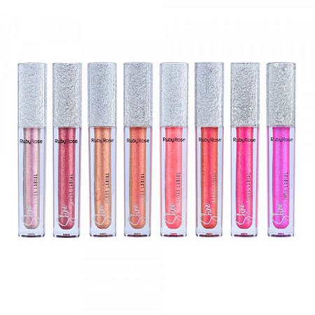 Shine Gloss Labial - Ruby Rose
