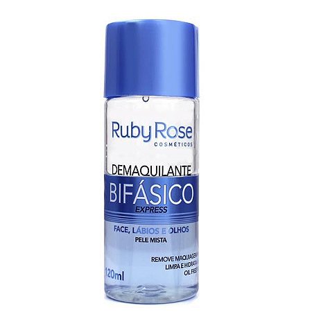 Demaquilante Bifásico Pele Mista - Ruby Rose