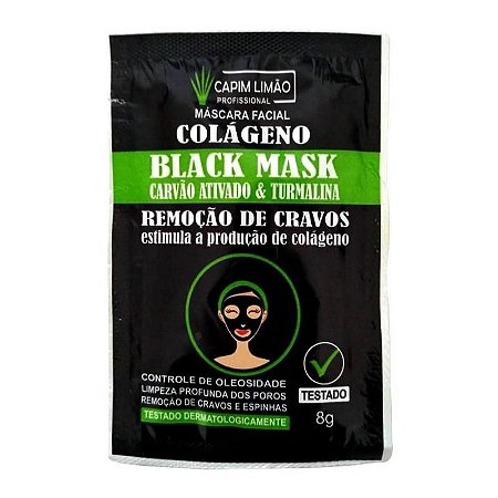 Máscara Facial Black Mask - Capim Limão