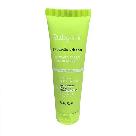 Máscara Facial Esfoliante Proteção Urbana - Ruby Rose
