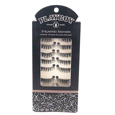 Cartela de Cílios Postiços Eyelashes Fashion - Playboy