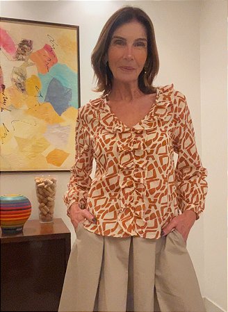 BLUSA AMORE ESTAMPADA