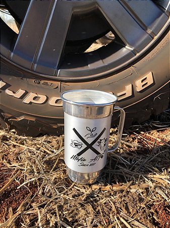Caneca Máfia Agro + Tirante (500 ml)