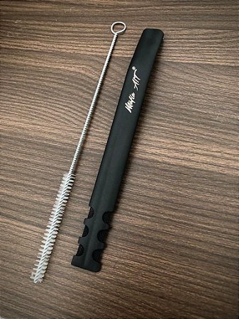 Bomba Tereré Black Edition - ( inox )