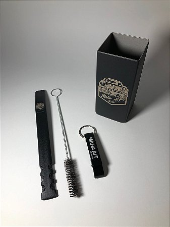 Kit Tereré Máfia A/T Logo Black - ( inox )