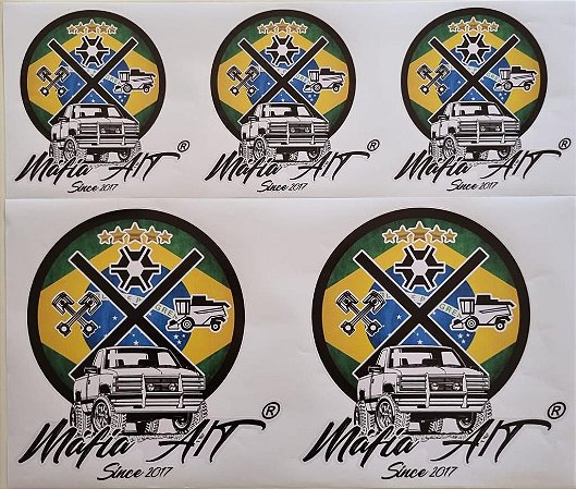 Adesivo Máfia Agro Brasil