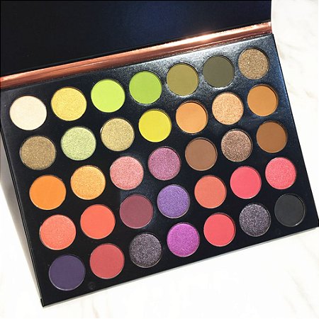 Paleta de Sombra - Popping Palette - Beauty Glazed com 35 cores