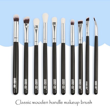 Kit de Pincéis para olhos com 10 Pçs - Maange