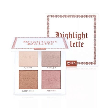 Paleta de Iluminador - Imagic com 4 cores