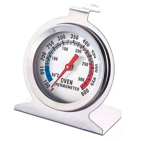 Termômetro de Forno Inox 50 a 300 graus