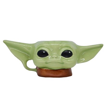 Caneca 3D Baby Yoda Grogu 300ml - Star Wars
