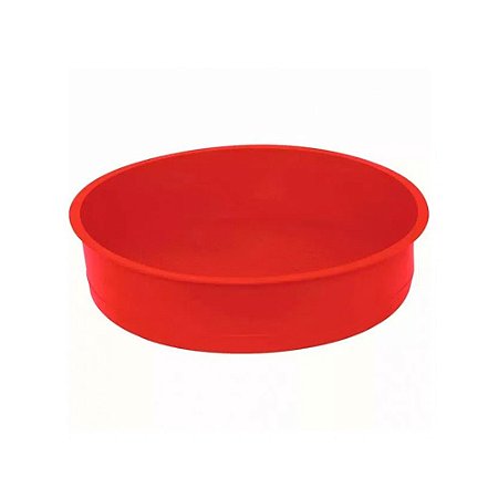 Forma de Bolo em Silicone Red 24,5cmx6,4cm